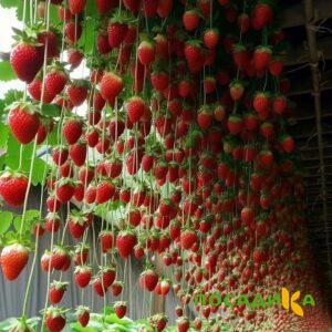 Клубника ампельная Анастасия купить по цене от 370р. в интернет-магазине «Посадика» с доставкой почтой в в Покровске и по всей России – [изображение №1].